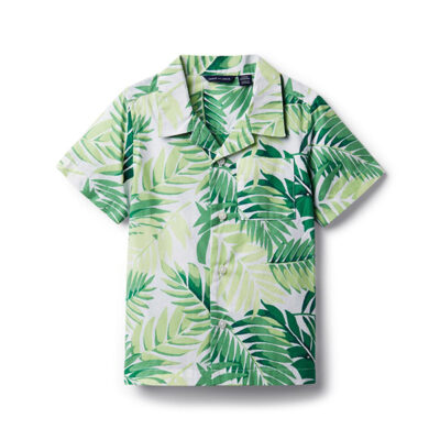 Janie and Jack - Palm Leaf Poplin Shirt