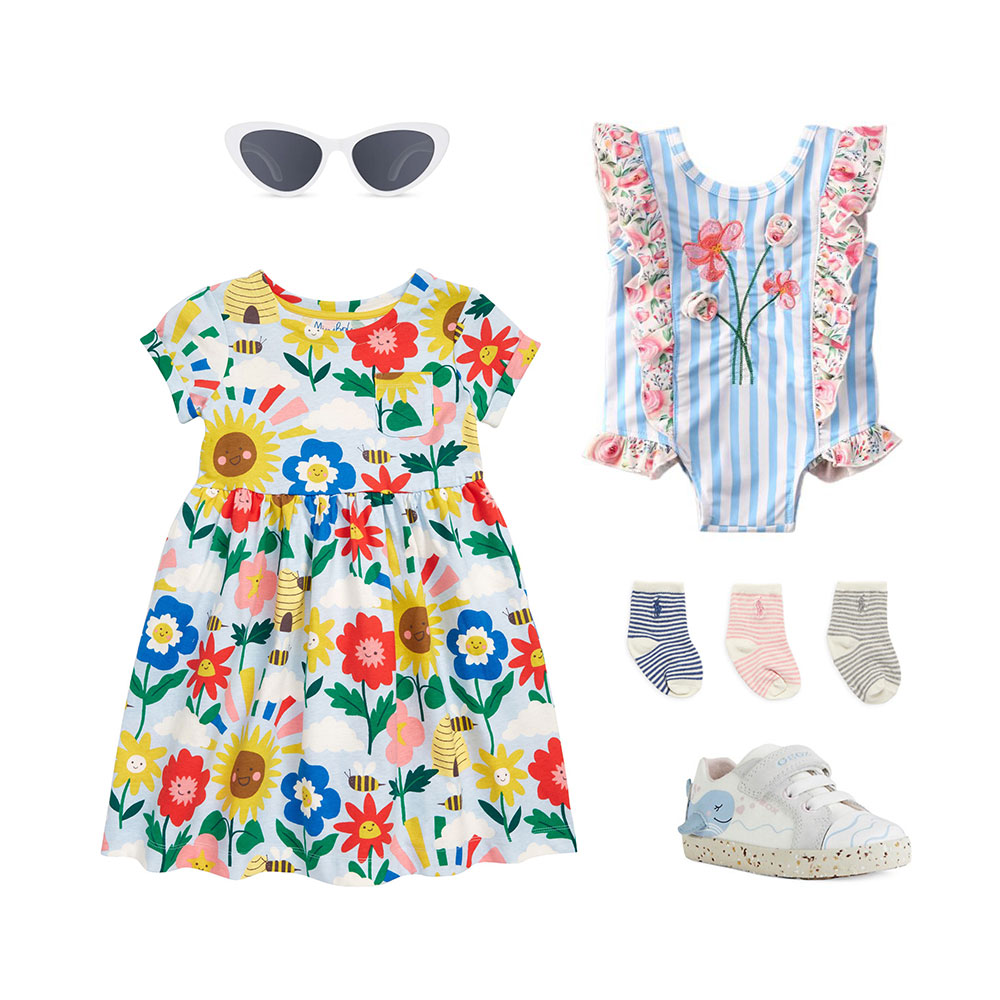 1. Maldives Outfit: Floral Fun - Outfit Items