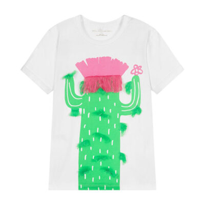 Stella McCartney Kids - Cactus Print Organic Cotton T-Shirt