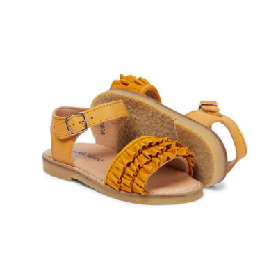 Petit Nord - Ruffled Suede Sandals