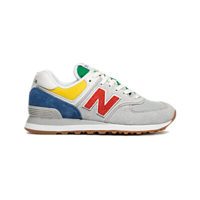 Staud + New Balance - 574 Suede and Mesh Sneakers