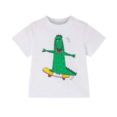 Stella McCartney - Boy’s Crocodile Graphic-Print Jersey Tee