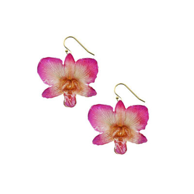 Dauphinette - Provincial Orchid Earring