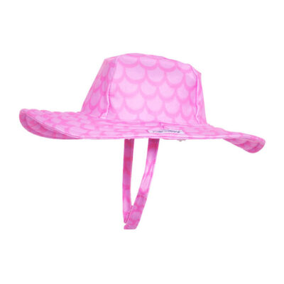 Flap Happy - UPF 50+ Summer Splash Swim Hat, Pink Splash