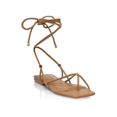 Jonathan Simkhai - Square-Toe Wrap Sandals