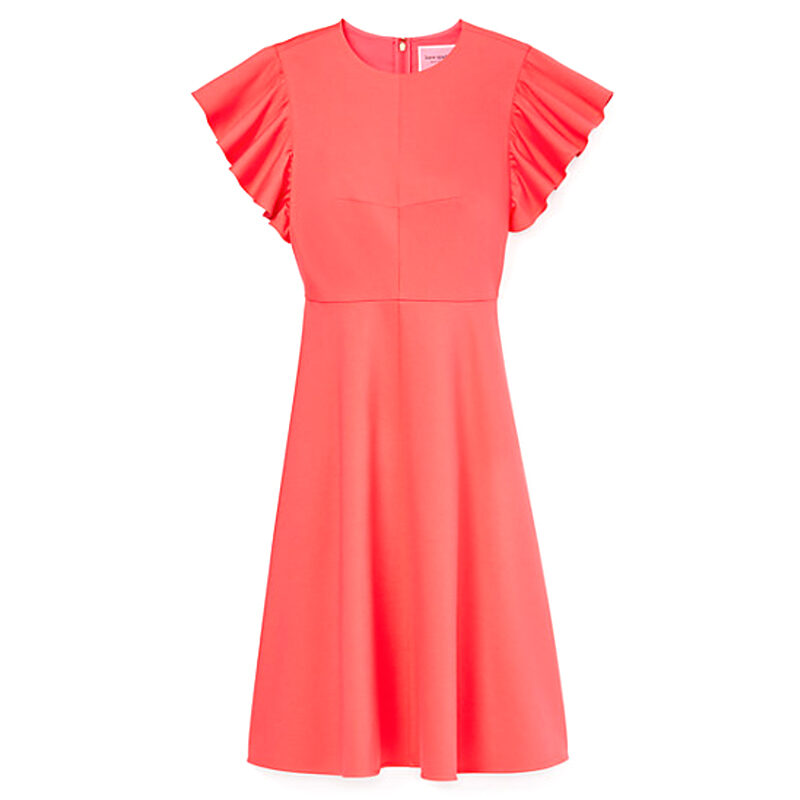 Kate Spade - Ponte Flutter-Sleeve Dress