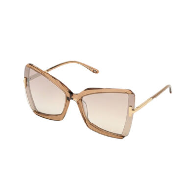 Tom Ford - Gia Semi-Rimless Butterfly Sunglasses