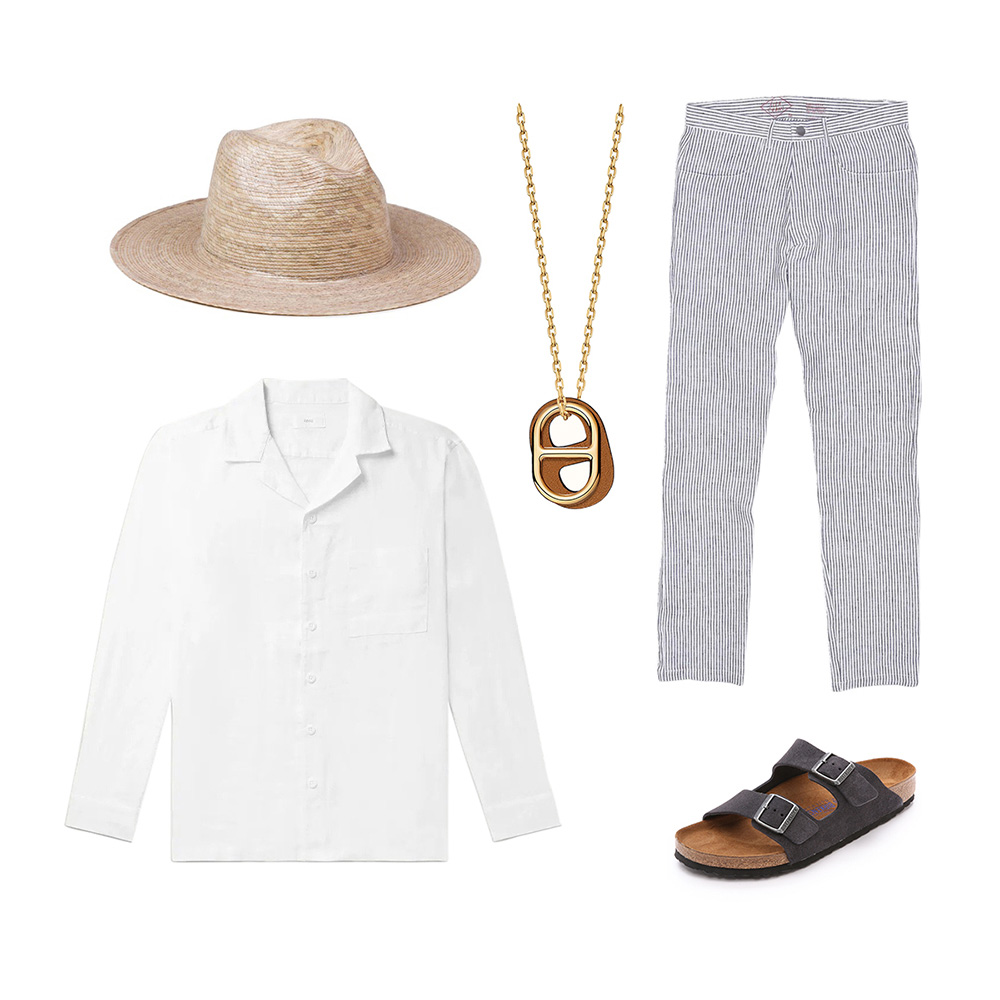 3. Turks and Caicos Outfit: Classic Neutrals - Outfit Items