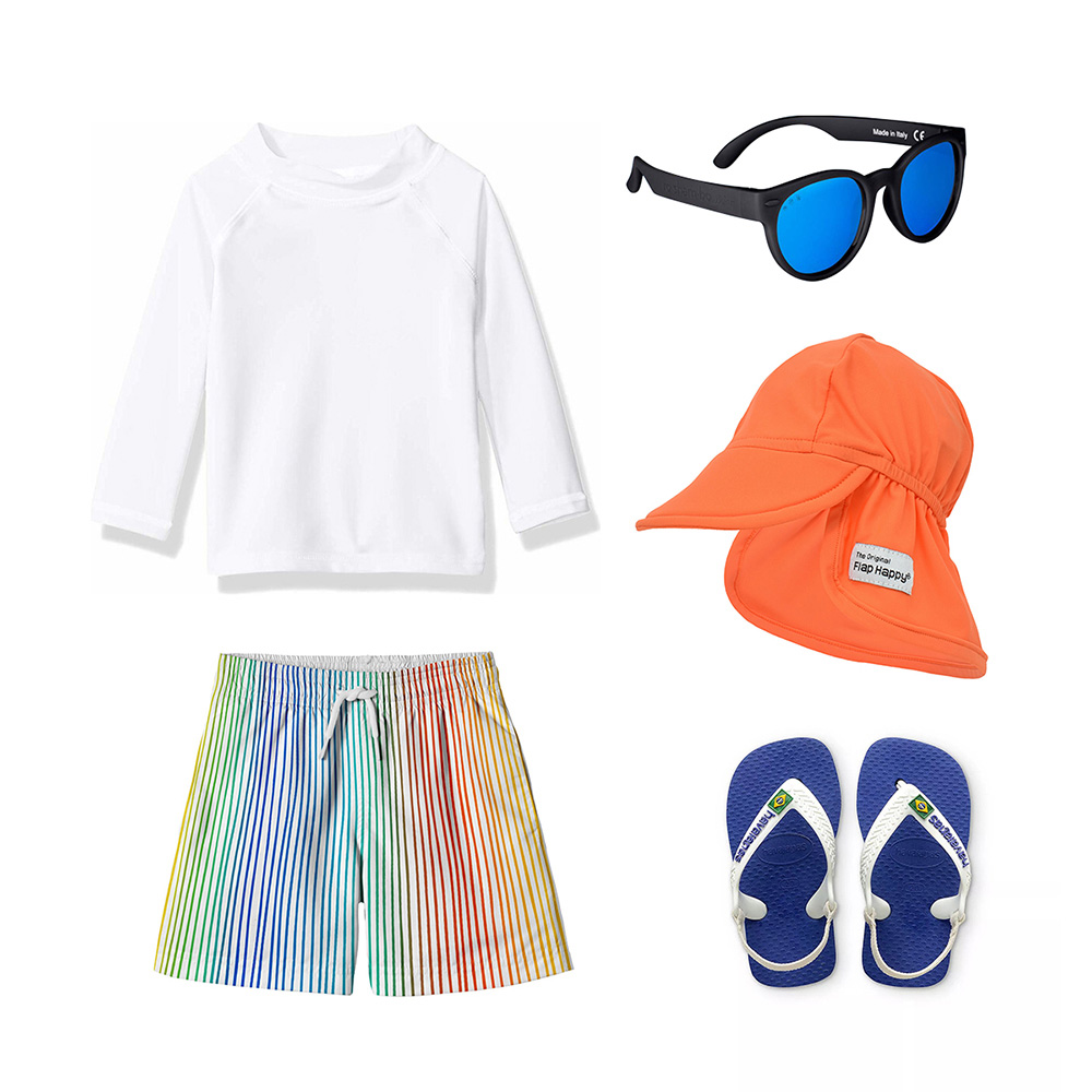 2. Turks and Caicos Outfit for Kids: Rainbow Brights - Outfit Items