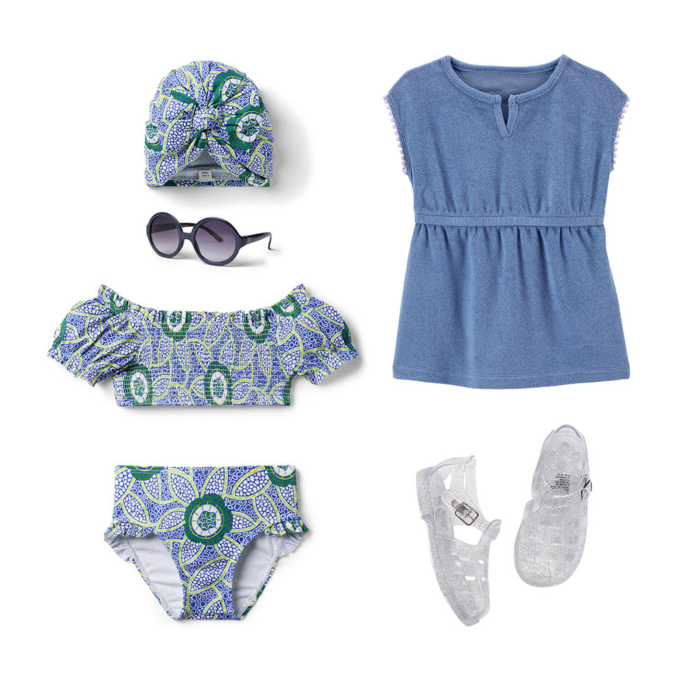 3. Turks and Caicos Outfit for Kids: Ultra Marine Outfit - Outfit Items