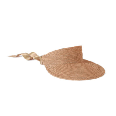 Eugenia Kim - Ricky Satin-Trimmed Hemp-Blend Visor