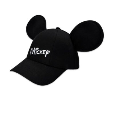 Disney - Mickey Mouse Black Baseball Hat with Ears