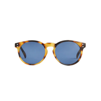 J.Crew - Kids’ Round Sunglasses with Blue Lenses in Classic Tort