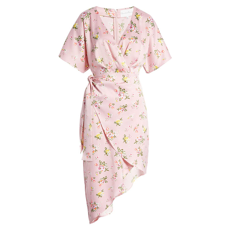 Charles Henry  - Floral Wrap Dress