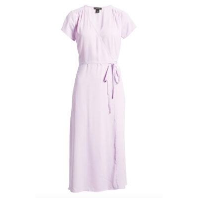 Halogen - Wrap Woven Midi Dress
