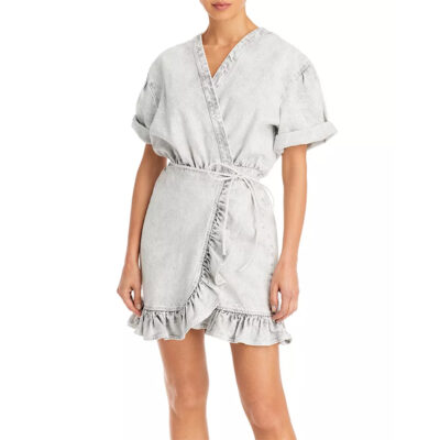 IRO - Mazargue Ruffled Wrap Dress
