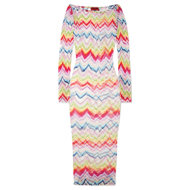 Missoni - Stretch-tulle Midi Dress