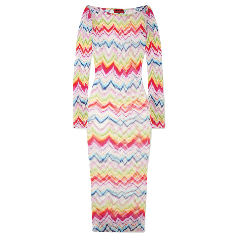 Missoni - Stretch-tulle Midi Dress