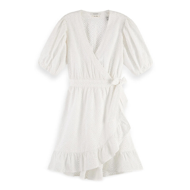  Scotch & Soda  - White Wrap Dress