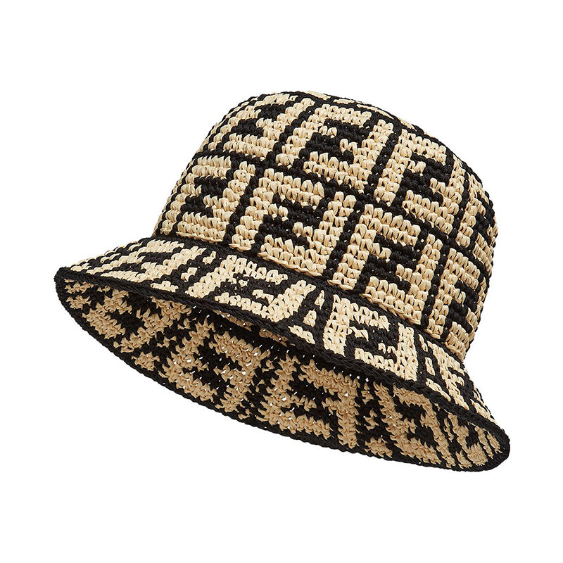 Fendi - FF Motif Interwoven Bucket Hat