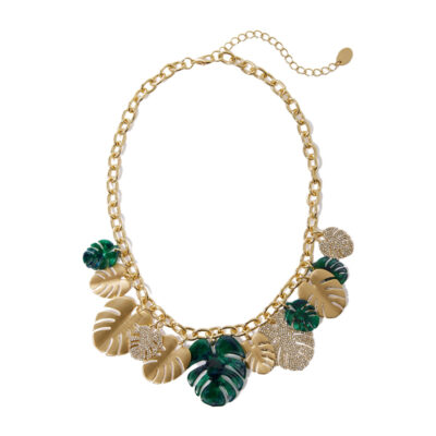 Boston Proper - Palm Leaf Statement Necklace