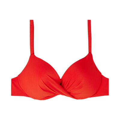 Calzedonia - Super Padded Push Up Luxury Red Swimsuit Top Indonesia Eco