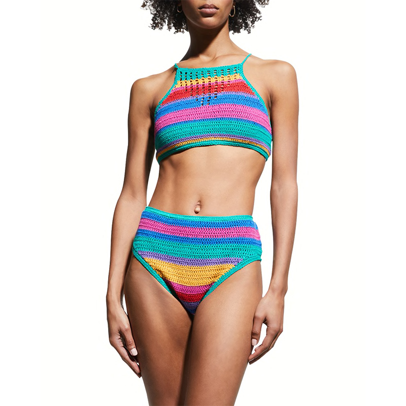 9. Farm Rio Stripes Crochet Bikini - Outfit Items