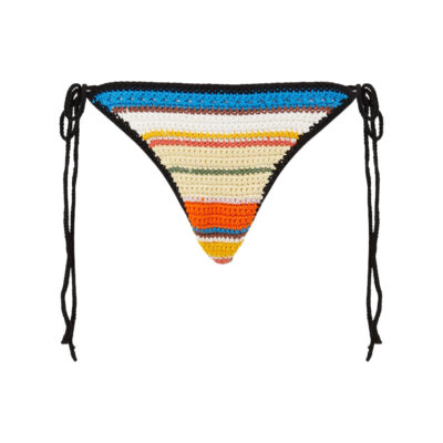 Ganni - Crocheted Organic Cotton Bikini Bottoms