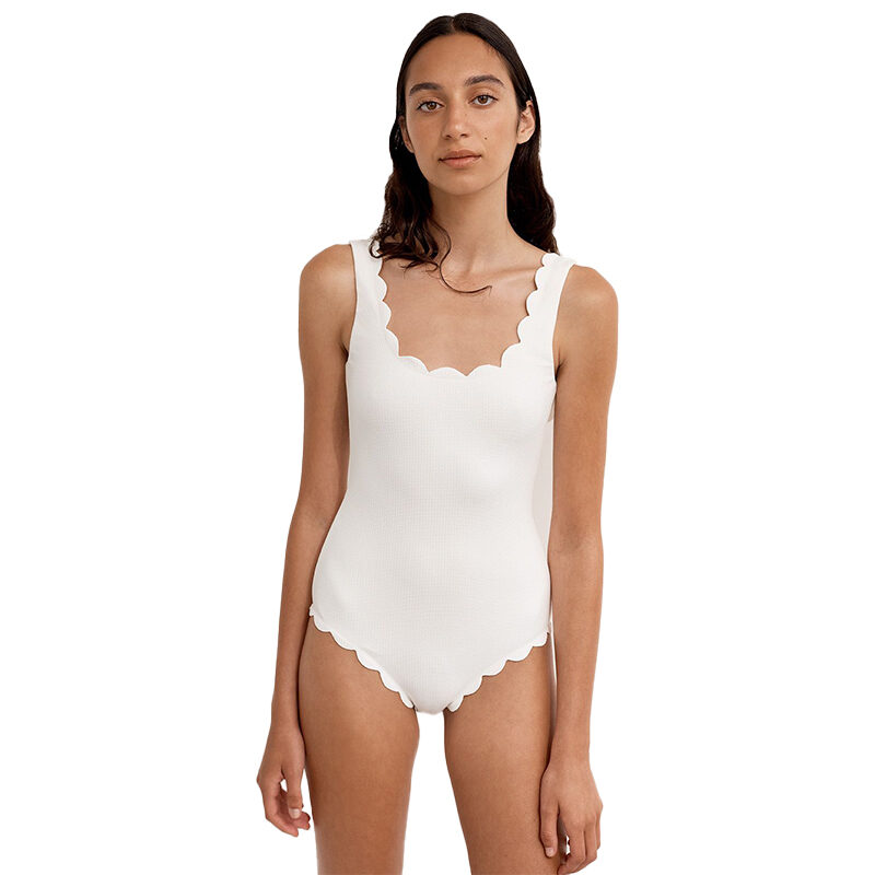 Marysia - Long Torso Palm Springs White Maillot 