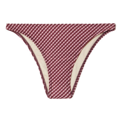 Peony - Gingham Stretch-Econyl Bikini Briefs