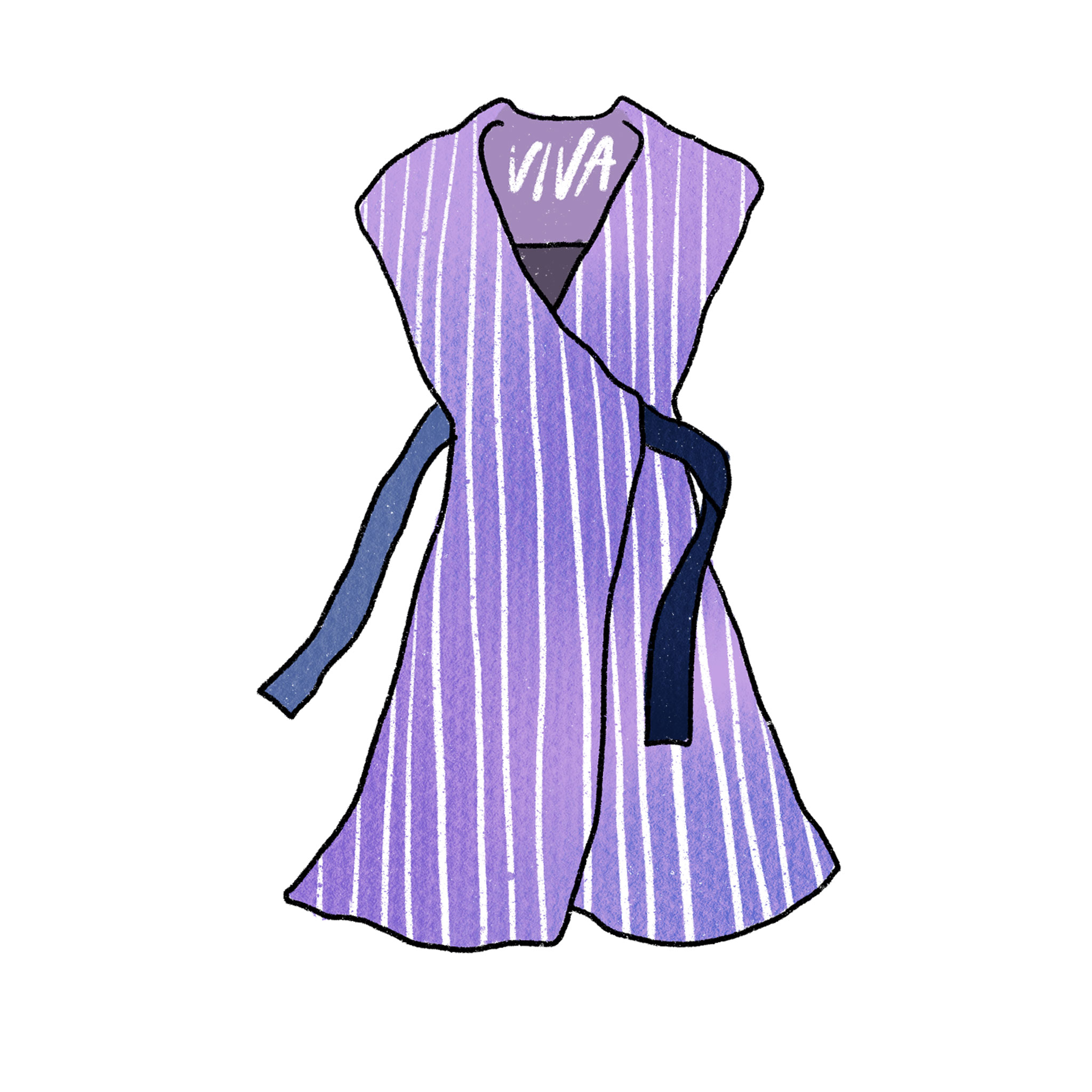 wrap around dress how to tie