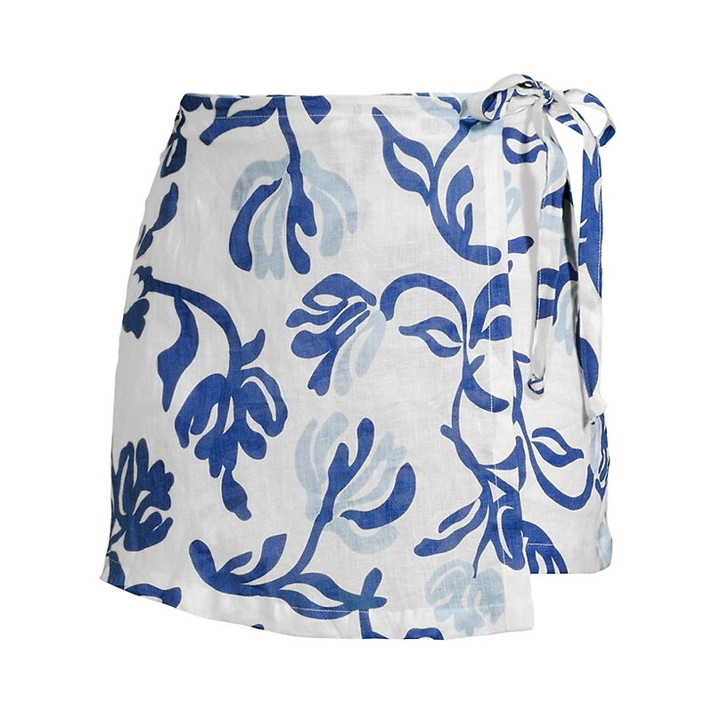 Faithfull the Brand - Eridani Floral-Printed Linen Skort