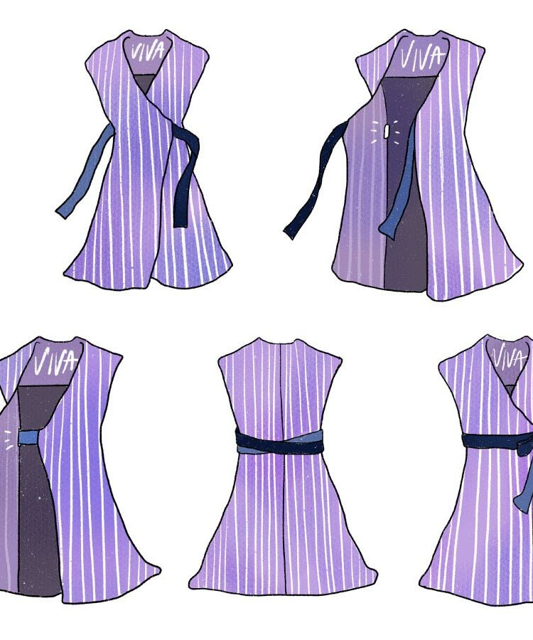 How to Tie (A Stylish) Wrap Dress In Five Steps