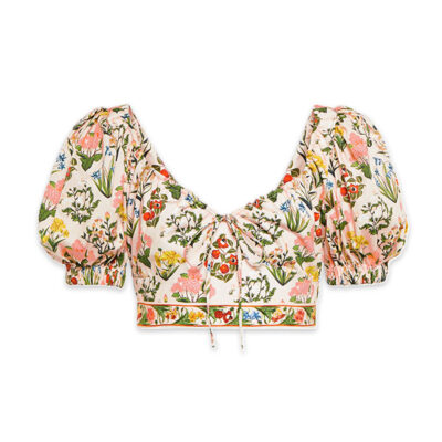 Agua by Agua Bendita - Palmarosa Cotton Crop Top