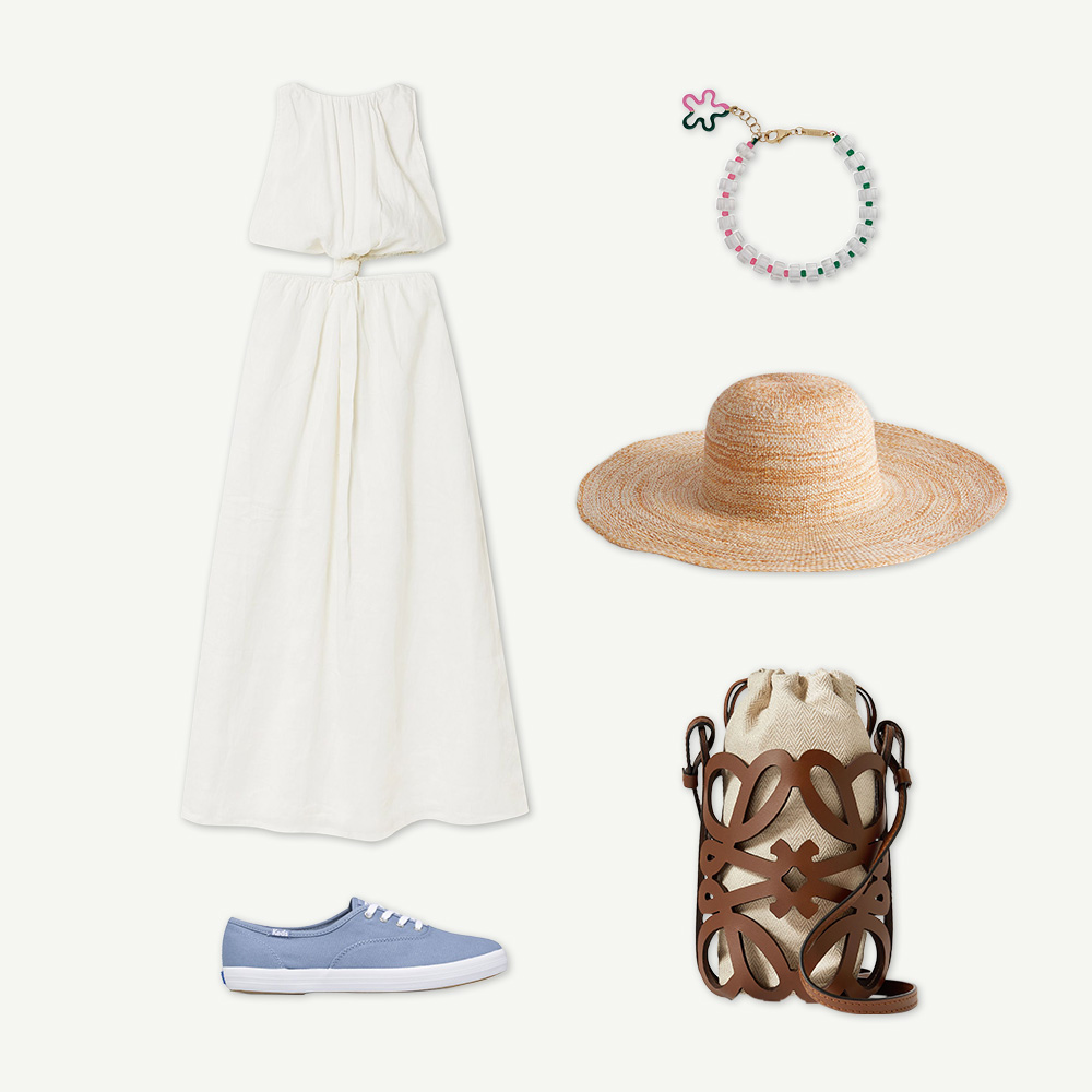 1. Winery Outfits: The Perfect White Dress - Outfit Items