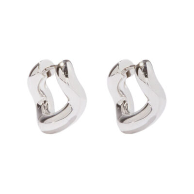 Charlotte Chesnais - Petit Wave Sterling-Silver Hoop Earrings