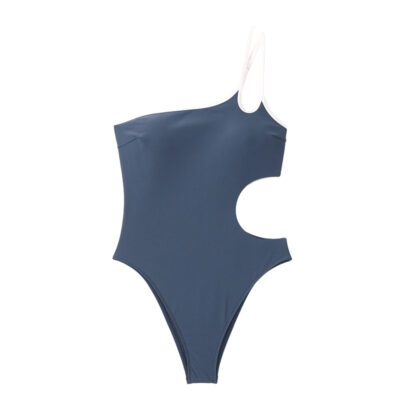 Abercrombie - Contrast One Shoulder One Piece Swimsuit