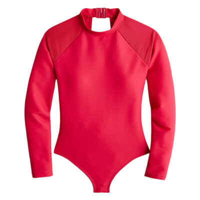 J.Crew - Active Ribbed Long Sleeve One Piece