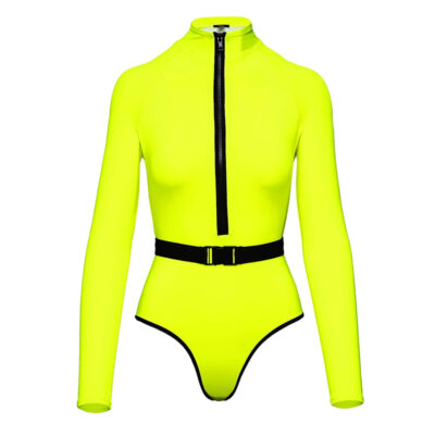 Noire Swimwear - Surf-Up Neon Yellow Swimsuit