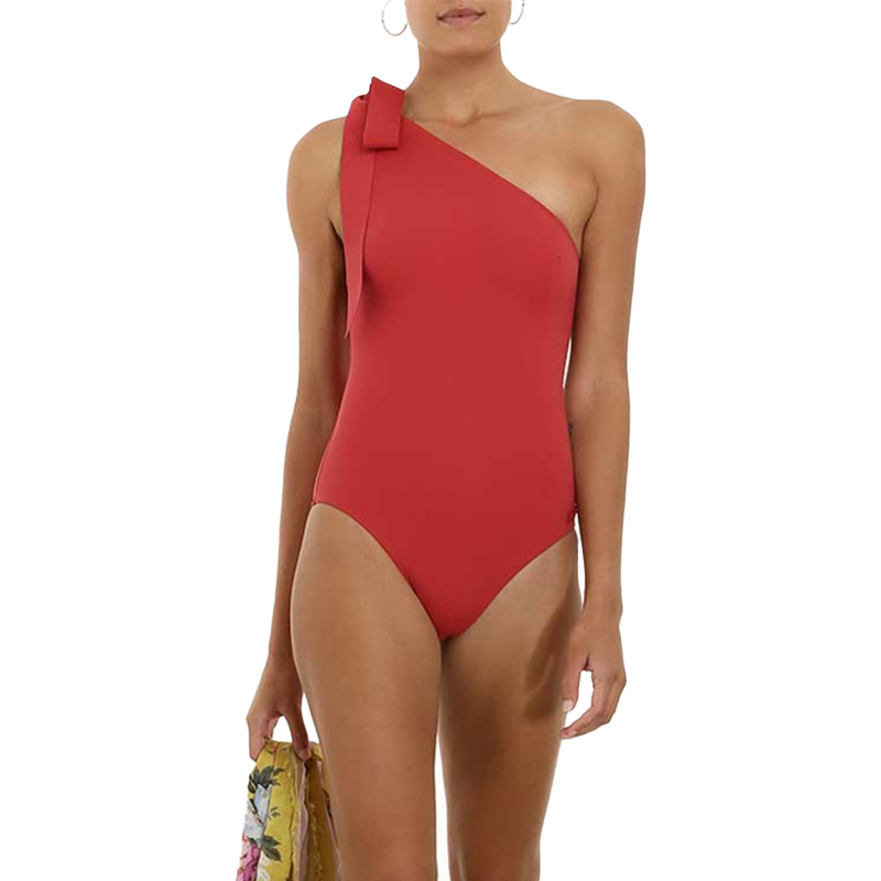 12. Best Tie Neck One Shoulder Swimsuit - Outfit Items