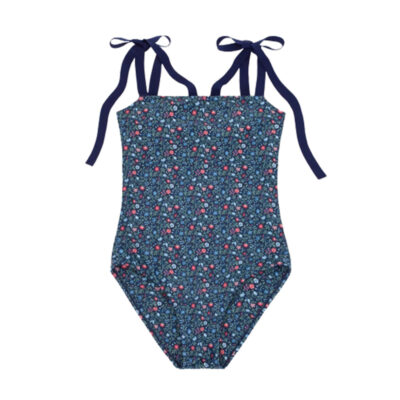 Minnow - Women’s Midnight Vineyard Tie Knot One Piece