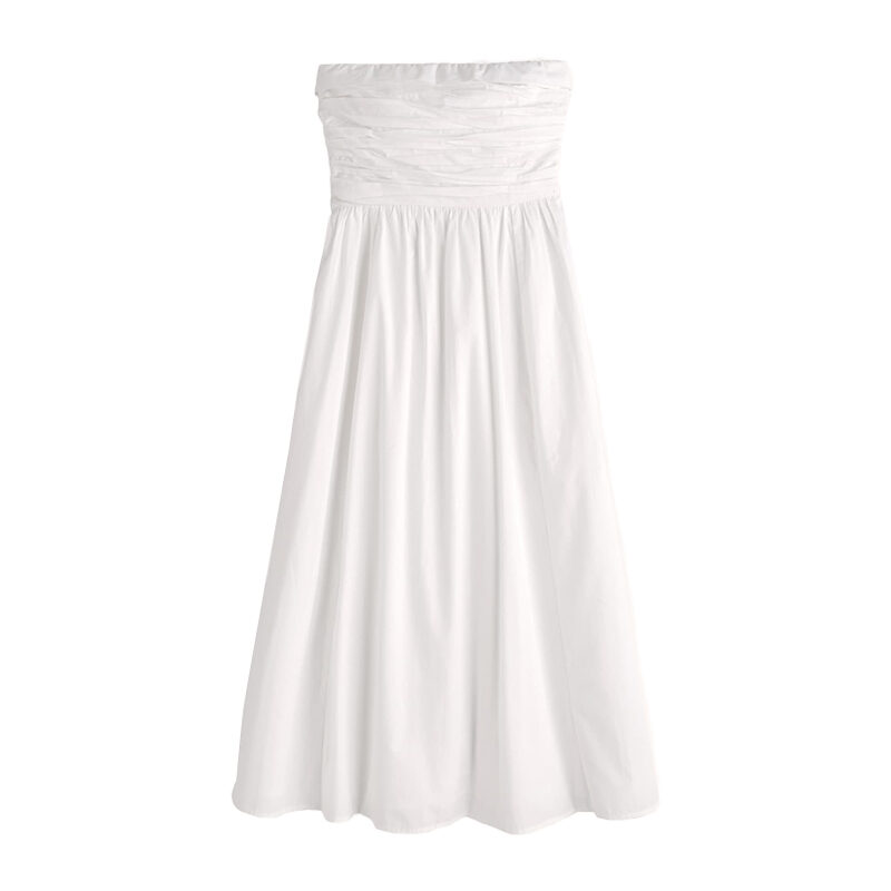 Abercrombie & Strapless Midi Dress - 