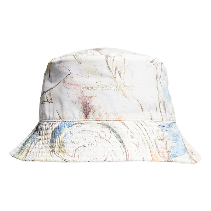 Alexander McQueen - Men's Blake Illustration Dante Nylon Bucket Hat