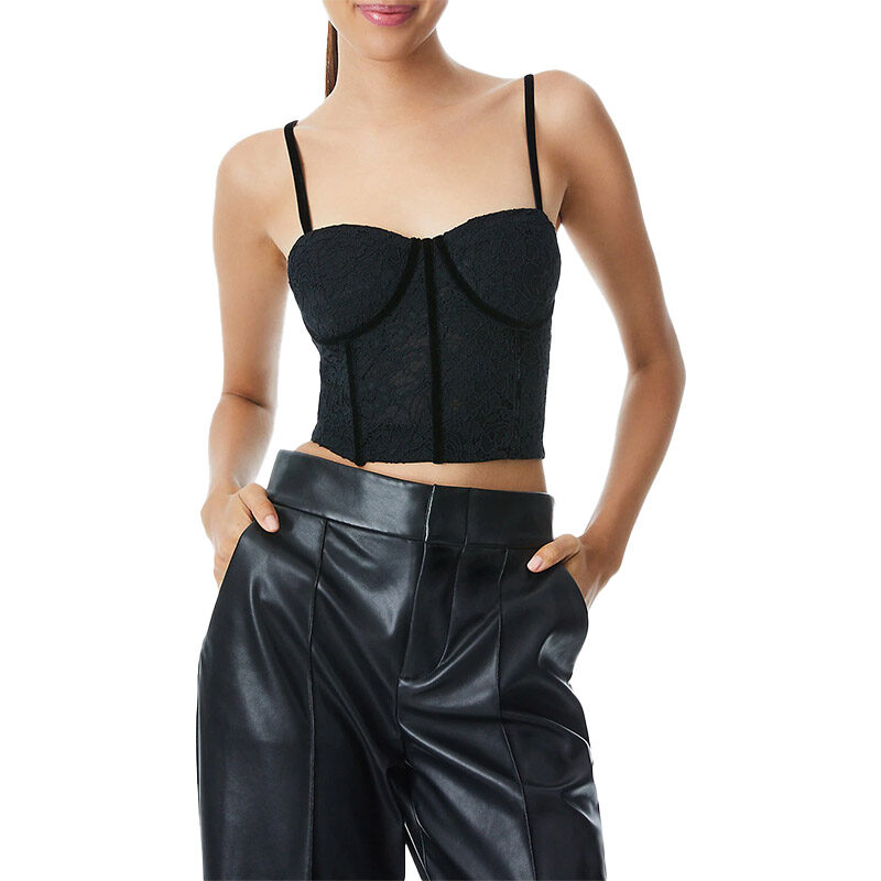 Alice + Olivia - Lorette Bustier Crop Top