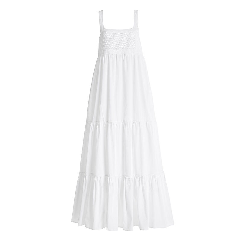 Bird & Knoll Alba Cotton Maxi Dress - 