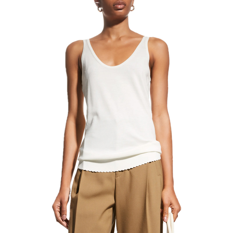 19. Best Wool White Tank Top - Outfit Items