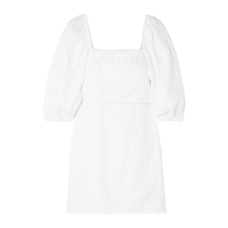 Faithfull the Brand Venezia Linen Mini Dress - 