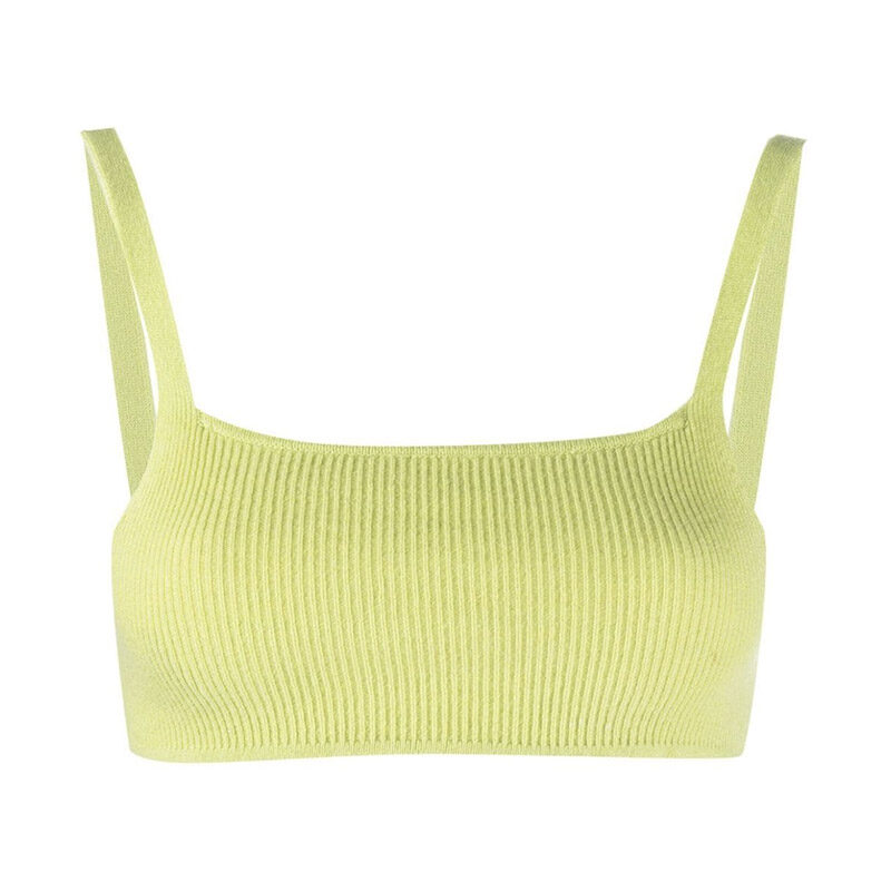 Antonella Rizza - Ribbed-Knit Cashmere Bralette