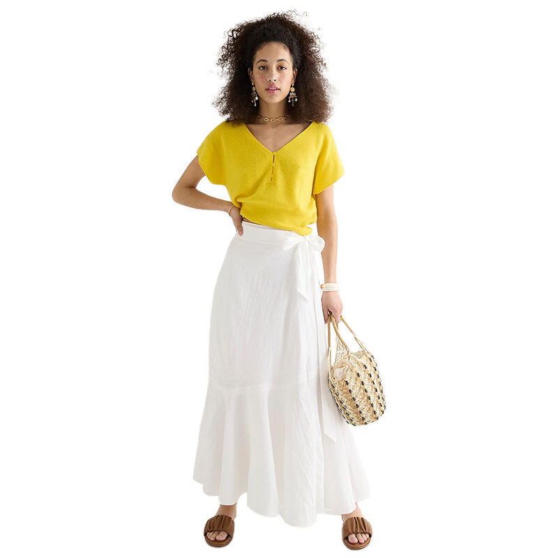 J.Crew - Linen Wrap Skirt