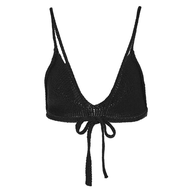 Khaite	 - Cotton-Blend Bralette Top